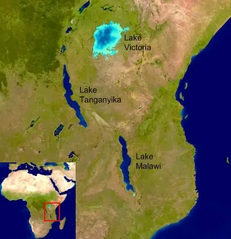 lake tanganyika world map